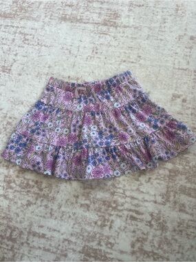 Cat & Jack Floral Tiered Ruffle Skort